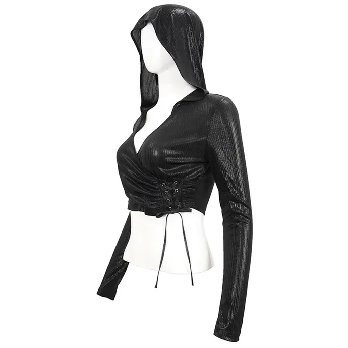 dames t-shirt lange mouw (top) DEVIL FASHION