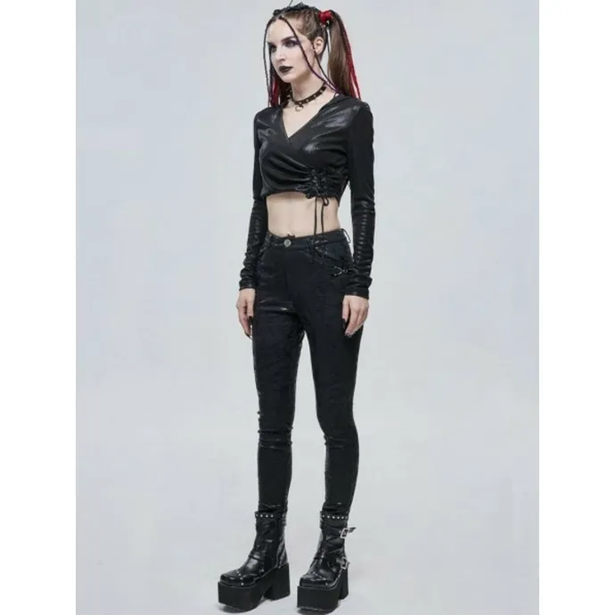 dames t-shirt lange mouw (top) DEVIL FASHION