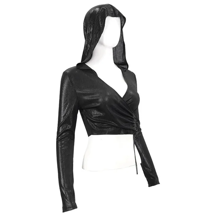 dames t-shirt lange mouw (top) DEVIL FASHION