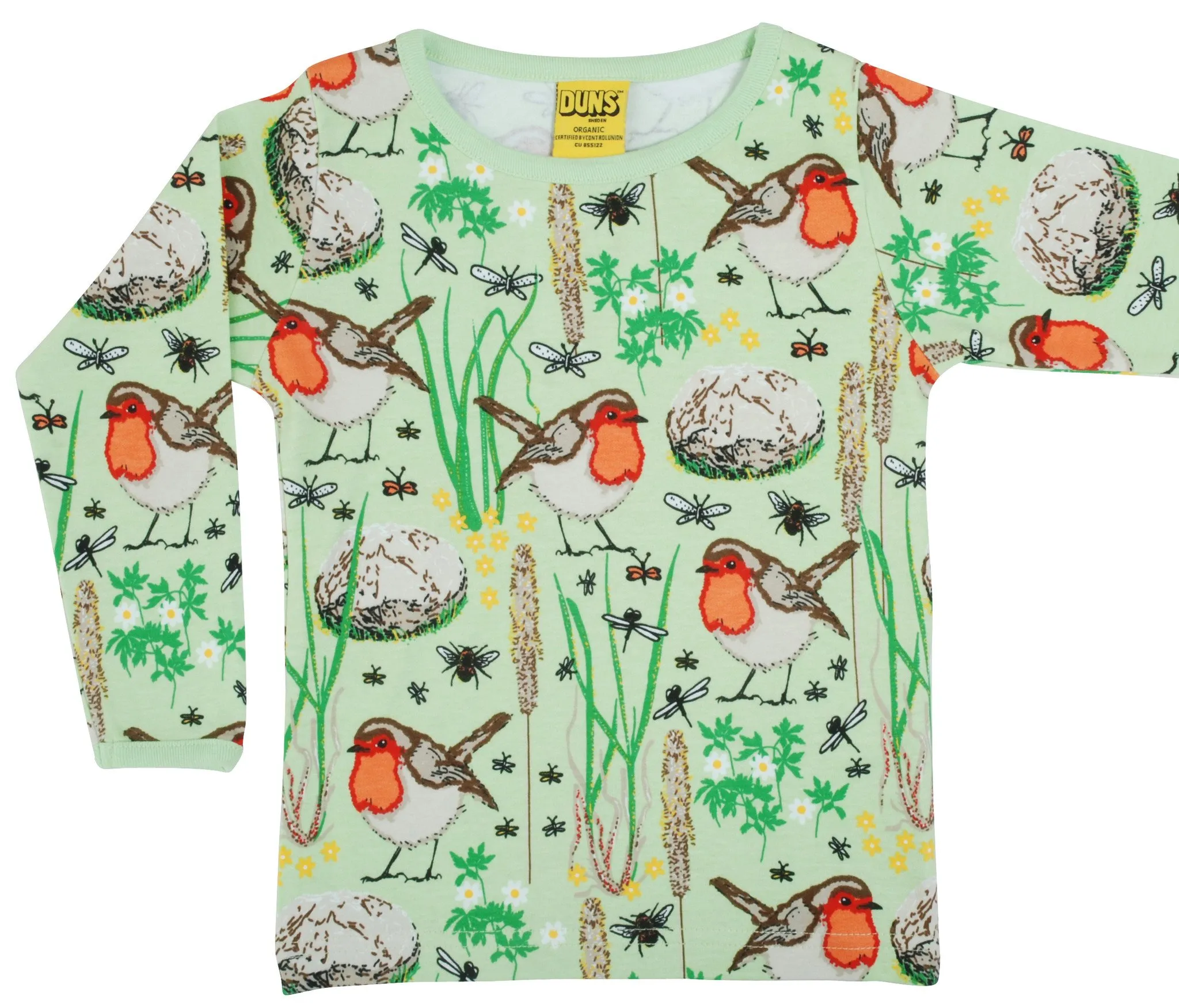   Duns Sweden  shirt ls Robin nile green 
