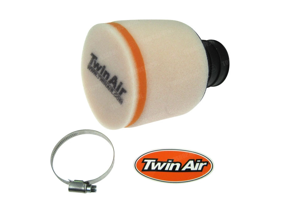 Luchtfilter 50mm schuim Twin Air Clamp-on rond
