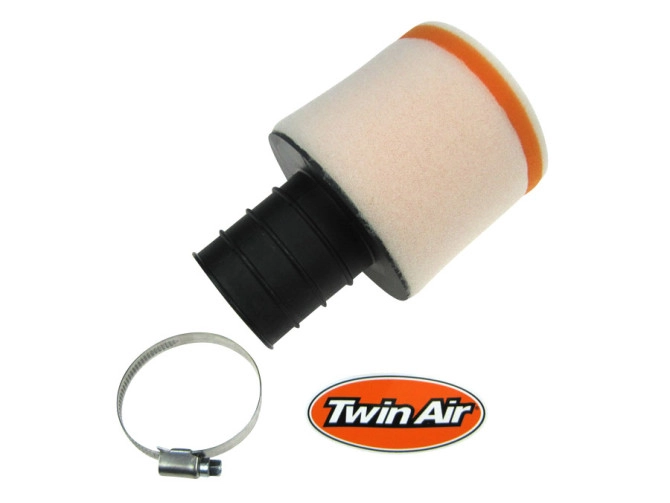 Luchtfilter 50mm schuim Twin Air Clamp-on rond