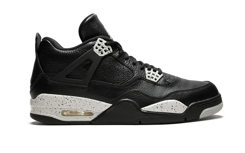 Nike Air Jordan 4 Retro LS Oreo Sneakers Zwart