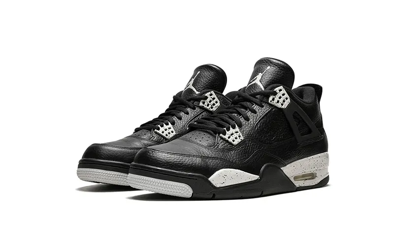 Nike Air Jordan 4 Retro LS Oreo Sneakers Zwart