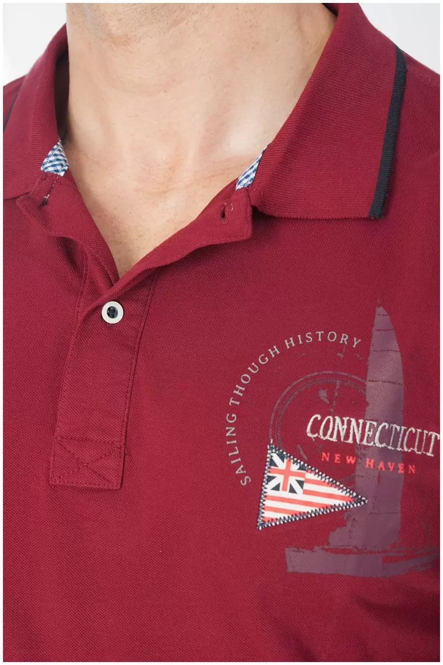 Redfield polo met lange mouwen