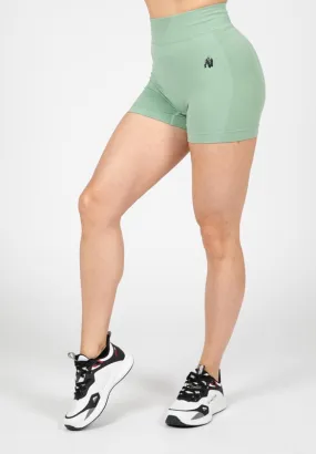Whitney Seamless Shorts - Green - M/L